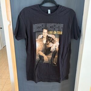 Russell Dickerson Live On Tour Black T-Shirt